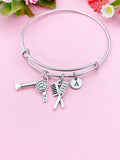 Hairdresser Bracelet, Hair Stylist Gift, Salon Gift, Barber Gift, Cosmetology Graduation Gift, N6107