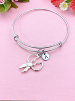 Hair Scissor Charm Bracelet, Beauty Gifts, Cosmetology Graduation Gifts, N6112