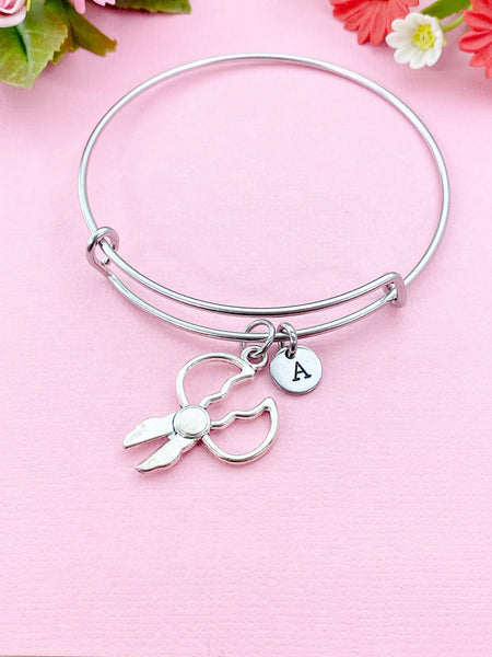 Hair Scissor Charm Bracelet, Beauty Gifts, Cosmetology Graduation Gifts, N6112
