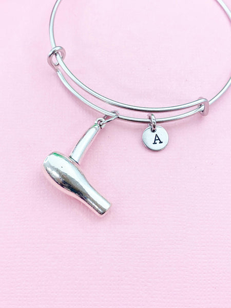 Hair Dryer Charm Bracelet, Cosmetology Graduation Gifts, Beauty Gifts, N6113