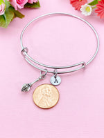 Chinese Calligraphy Brush Pen Charm Bracelet, N6114