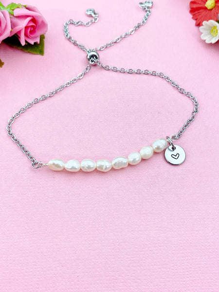 Natural Cultured Freshwater Pearl Bracelet, Pearl Jewelry, N6115