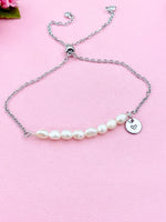 Natural Cultured Freshwater Pearl Bracelet, Pearl Jewelry, N6115