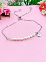 Natural Cultured Freshwater Pearl Bracelet, Pearl Jewelry, N6115