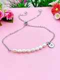 Natural Cultured Freshwater Pearl Bracelet, Pearl Jewelry, N6115