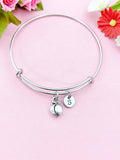 Peach Charm Silver Bracelet, N123E