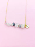 Rutilated Quartz Necklace, Gold Necklace, Natural Rutilated Quartz Gemstone Jewelry, N6134