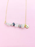 Rutilated Quartz Necklace, Gold Necklace, Natural Rutilated Quartz Gemstone Jewelry, N6134