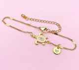 Sea Turtle Bracelet, Gold Natural, N6135