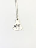 Beaker Charm Necklace, Science Jewelry, Teacher Gift