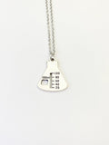 Beaker Charm Necklace, Science Jewelry, Teacher Gift