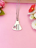 Beaker Charm Necklace, Science Jewelry, Teacher Gift