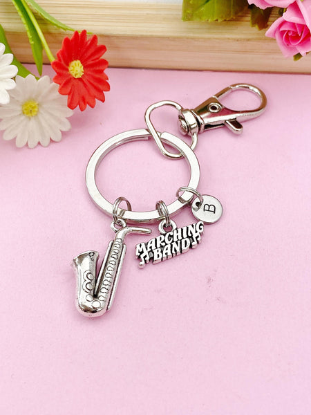 Marching Band Saxophone Music Player Keychain, N5471Z