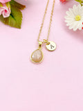 Sunstone Necklace, Natural Gemstone Jewelry, N2920