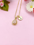 Sunstone Necklace, Natural Gemstone Jewelry, N2920