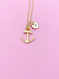 Anchor Charm Necklace, N866