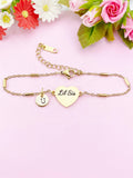 Lil Sis Bracelet, Heart, Big Sister Middle Sister Little Sister Bracelet, Sisters Jewelry, Sister Gift, D564