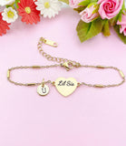 Lil Sis Bracelet, Heart, Big Sister Middle Sister Little Sister Bracelet, Sisters Jewelry, Sister Gift, D564