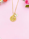 Tree Charm Gold Necklace, N6167