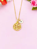Tree Charm Gold Necklace, N6167