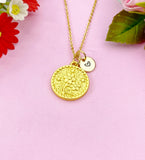 Flower Charm Gold Necklace, N6169