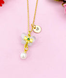 Butterfly Charm Gold Necklace, N6175