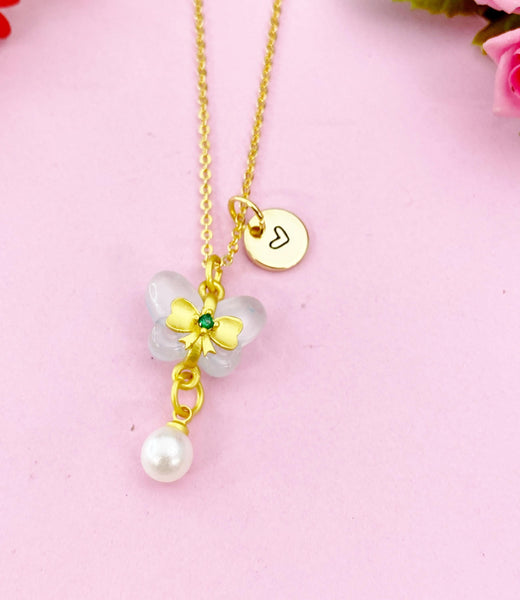 Butterfly Charm Gold Necklace, N6175