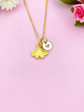Ginkgo Leaf Charm Gold Necklace, N6180