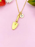 Shovel Charm Gold or Silver Necklace, N6185