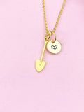 Shovel Charm Gold or Silver Necklace, N6186