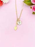 Shovel Charm Gold or Silver Necklace, N6186