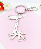 Giraffe Charm Keychain, Large Giraffe Charm, Zookeeper Gifts, N6190