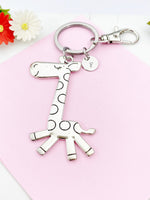 Giraffe Charm Keychain, Large Giraffe Charm, Zookeeper Gifts, N6190