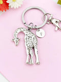 Giraffe Charm Keychain, Wildlife Enthusiast Gifts, N6191
