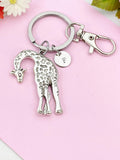 Giraffe Charm Keychain, Wildlife Enthusiast Gifts, N6191