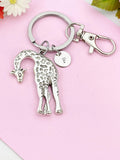 Giraffe Charm Keychain, Wildlife Enthusiast Gifts, N6191