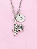 Saddle Charm Silver  Necklace, Horse Saddle Jewelry Gift, N6197