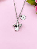Drum Set Charm Silver Necklace, Musical Instruments, Drummer Jewelry Gift, N6201