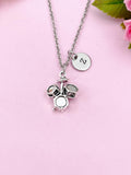 Drum Set Charm Silver Necklace, Musical Instruments, Drummer Jewelry Gift, N6201