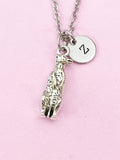 Meerkat Charm Silver Necklace, Animal Meerkat Jewelry Gift, N6203