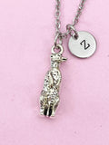 Meerkat Charm Silver Necklace, Animal Meerkat Jewelry Gift, N6203