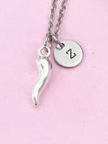 Chili Papper Charm Silver Necklace, Hot Chili Papper Jewelry Gifts, N6206