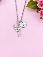 Taekwondo Charm Silver Necklace, Karate, Tea Kwon Do, Martial, Arts Jewelry Gifts, N6208