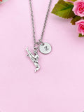 Taekwondo Charm Silver Necklace, Karate, Tea Kwon Do, Martial, Arts Jewelry Gifts, N6208