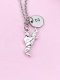 Taekwondo Charm Silver Necklace, Karate, Tea Kwon Do, Martial, Arts Jewelry Gifts, N6208