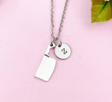 Kitchen Knife Charm Silver Necklace, N6217
