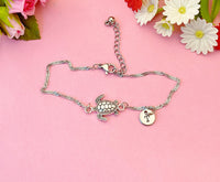Silver Turtle Bracelet in Silver, N4978