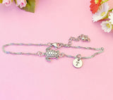 Silver Turtle Bracelet in Silver, N4978