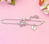 Silver Turtle Bracelet in Silver, N4978