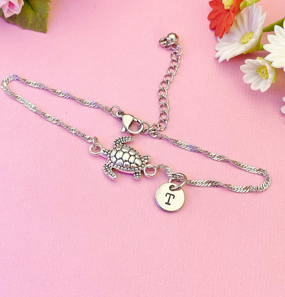 Silver Turtle Bracelet in Silver, N4978